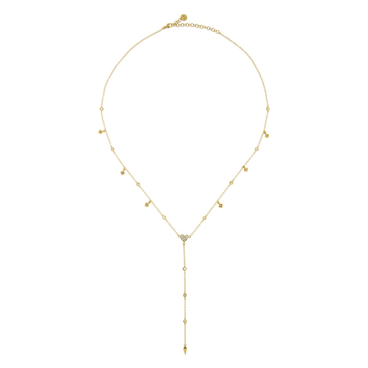 Girocollo 50cm Rue Des Mille Cuore e Lancia GRZ-BO ROS