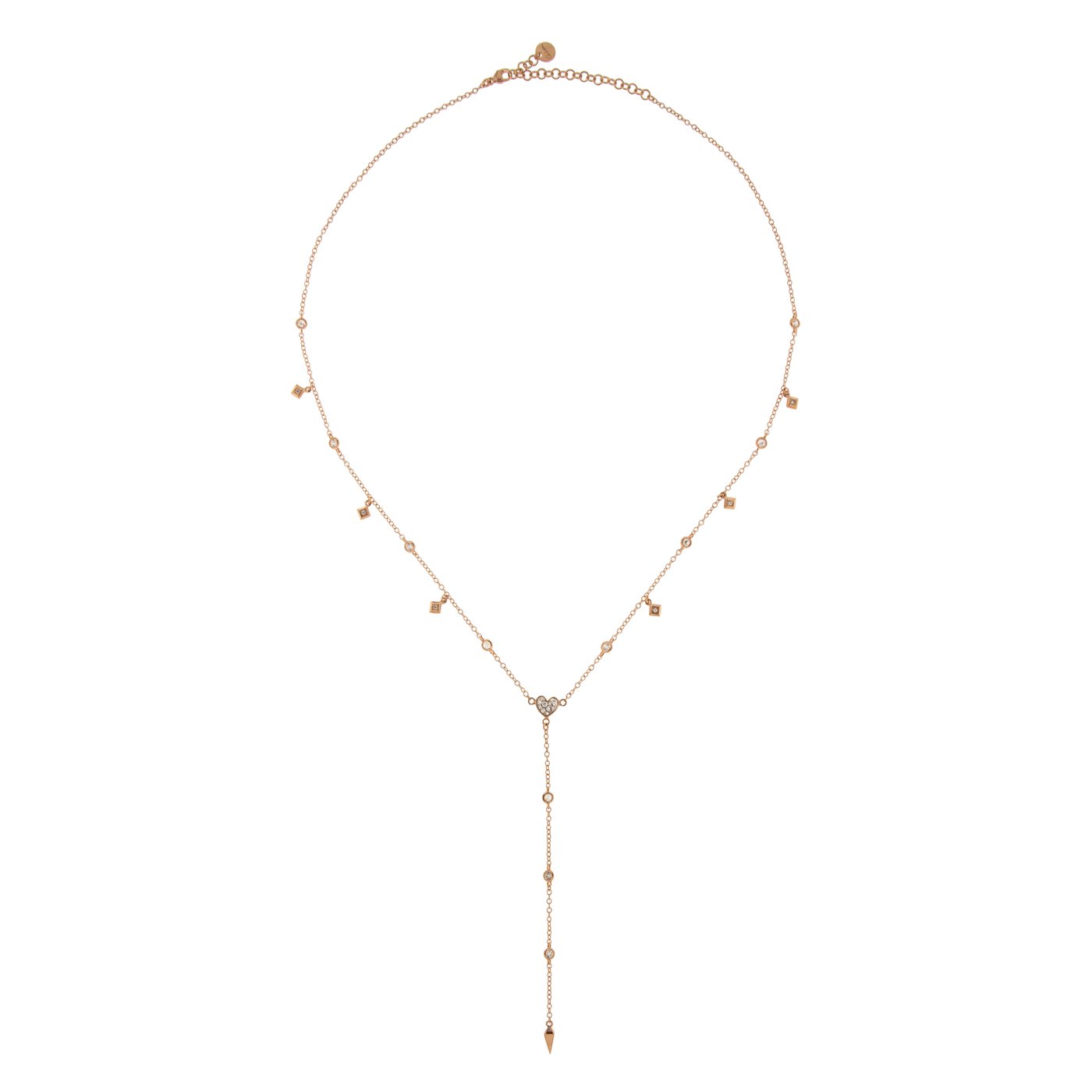 Girocollo 50cm Rue Des Mille Cuore e Lancia GRZ-BO ROS