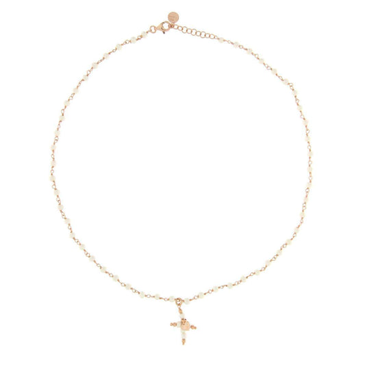 Girocollo Rue des Mille Gipsy Chic Croce GR_ROS_PPN_nero