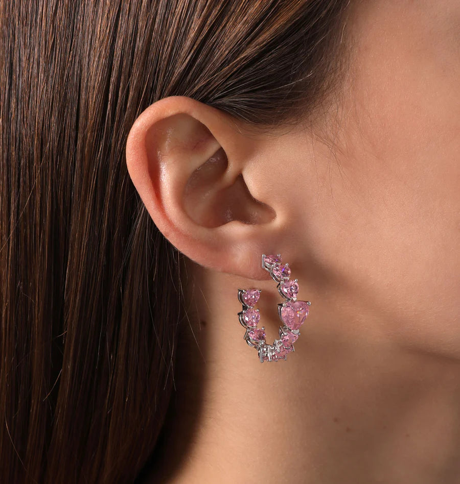 J19auv40 Earrings Hooppinkheart.2 900x