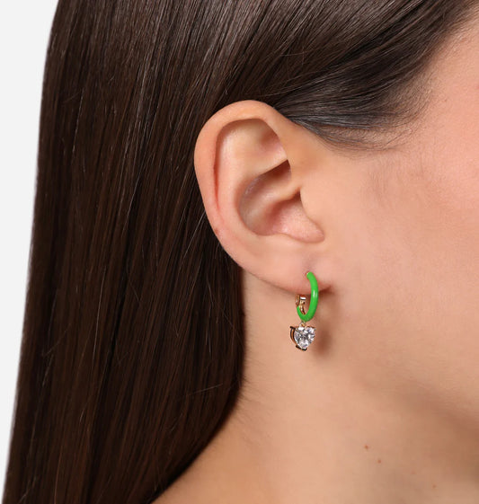J19avi14 Earring Hoop Green.2 900x