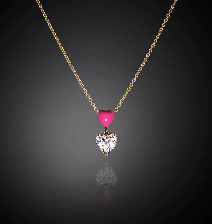 J19awd01 Cuoricinoneon Necklace Fuchsia.1 900x
