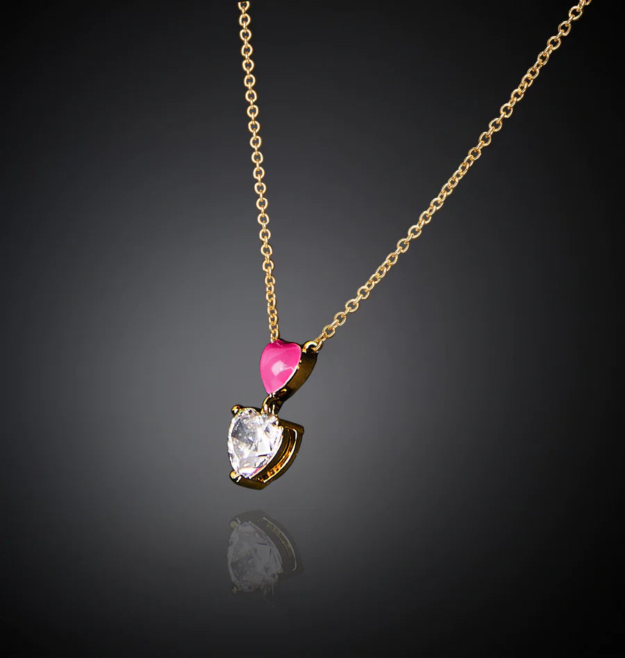 J19awd01 Cuoricinoneon Necklace Fuchsia.3 900x