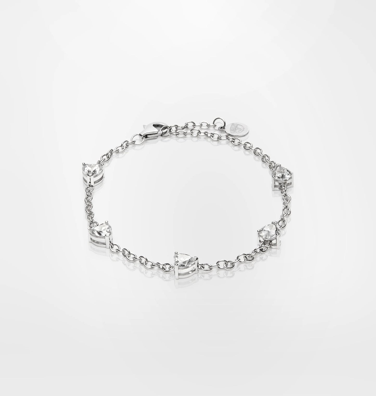 J19axd18 Silver Bracciale White.1