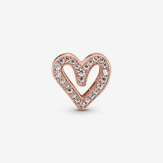 Charm Pandora a Forma di Cuore Scintillante 788692C01