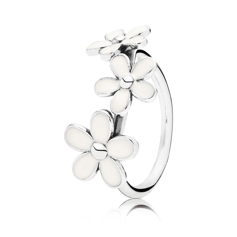 Pandora White Daisies Ring 190900EN12