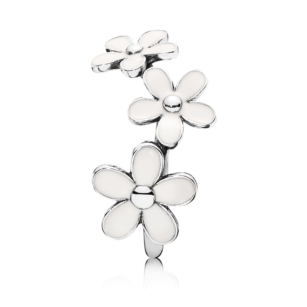 Pandora White Daisies Ring 190900EN12