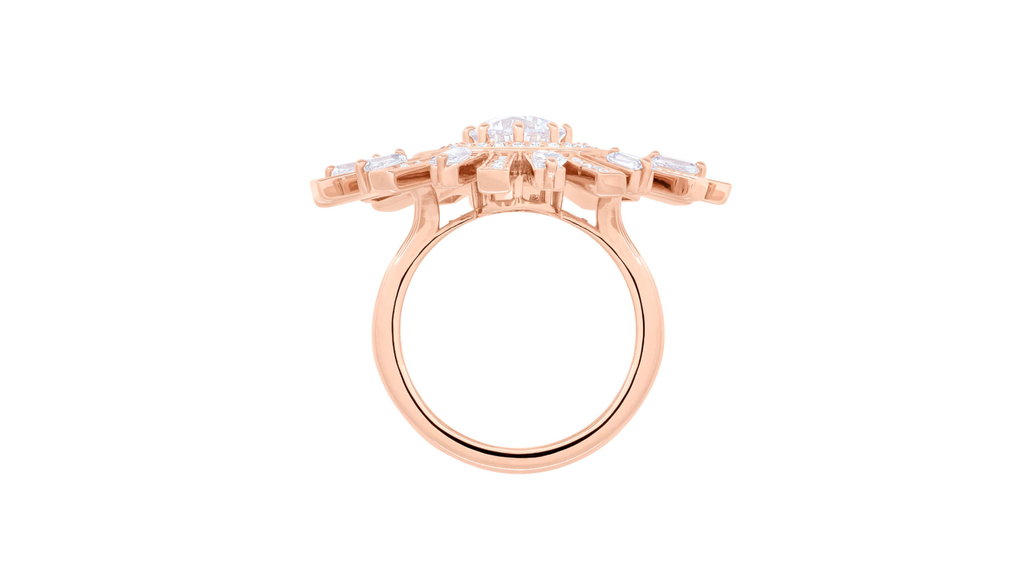 Anello Swarovski Cocktail Sunshine