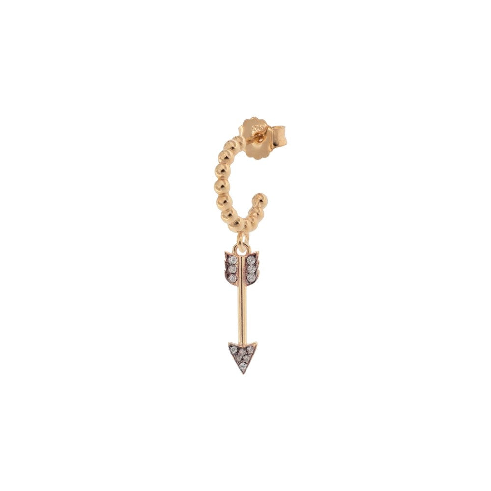 Mono Orecchino Rue Des Mille Cerchietto Con Zirconi - Freccia BRZ-007 FRE