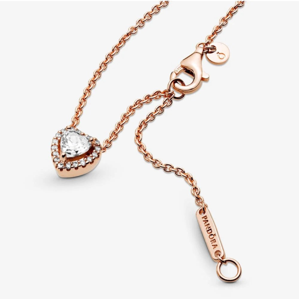 Collana Pandora Con Cuore In Rilievo Scintillante 388425C01-45