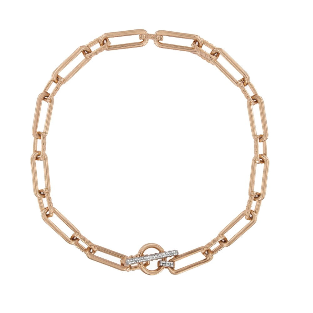 Girocollo Rue Des Mille Catena Link T-bar GRZ-008 TB