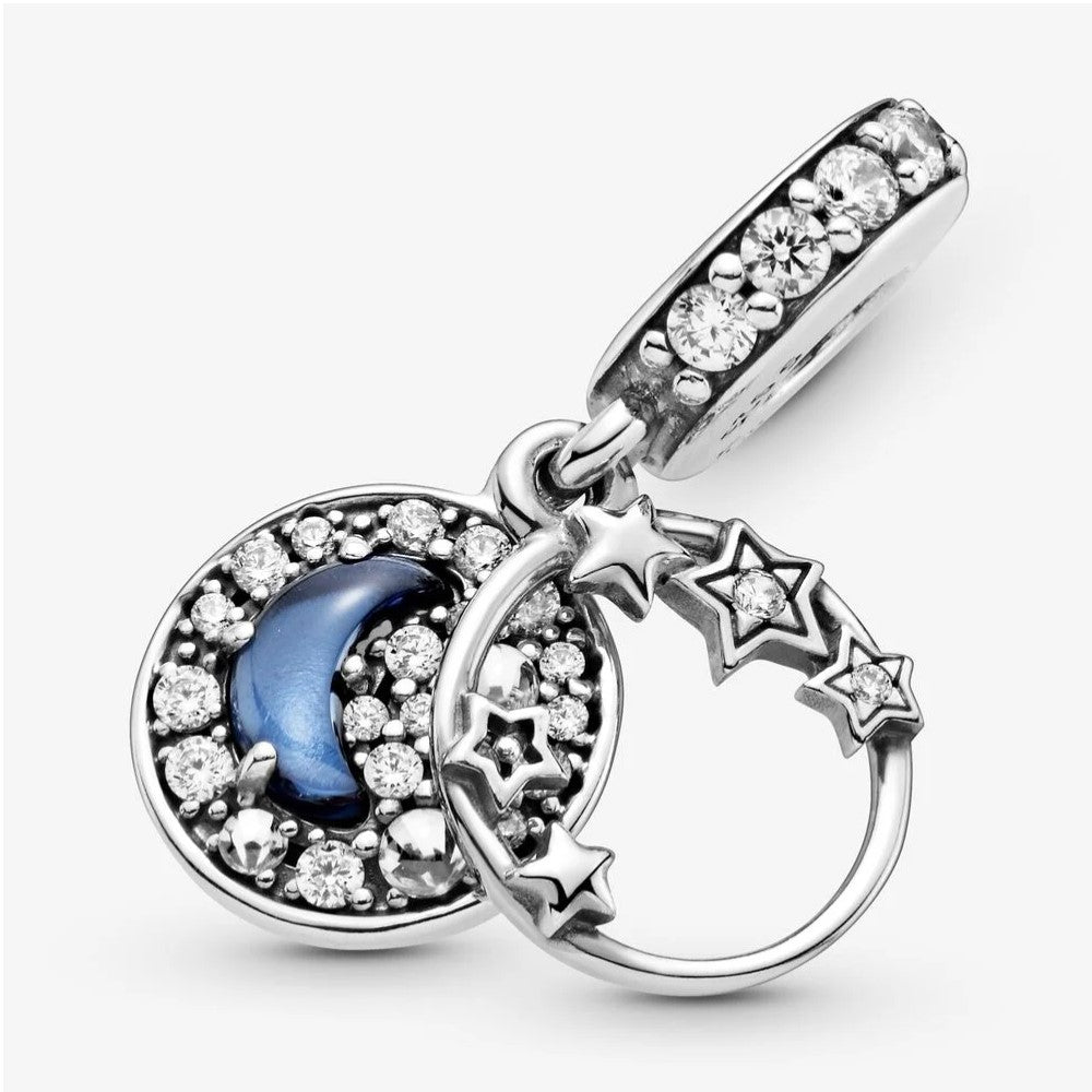 Charm Pendente Pandora Stelle e Luna Crescente con Cielo Notturno 799216C01