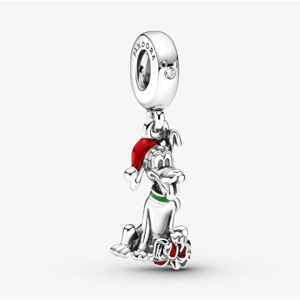 Charm Pandora Disney Pluto con Regalo di Natale 799199C01