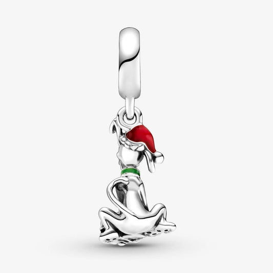 Charm Pandora Disney Pluto con Regalo di Natale 799199C01