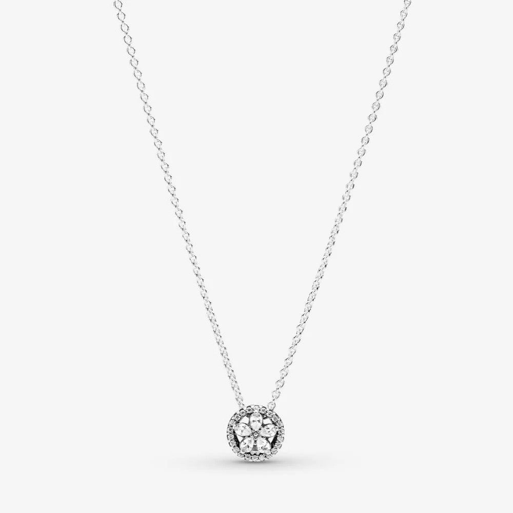 Pandora Sparkling Snowflake Necklace 399230C01-45