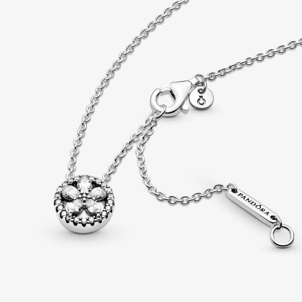 Pandora Sparkling Snowflake Necklace 399230C01-45