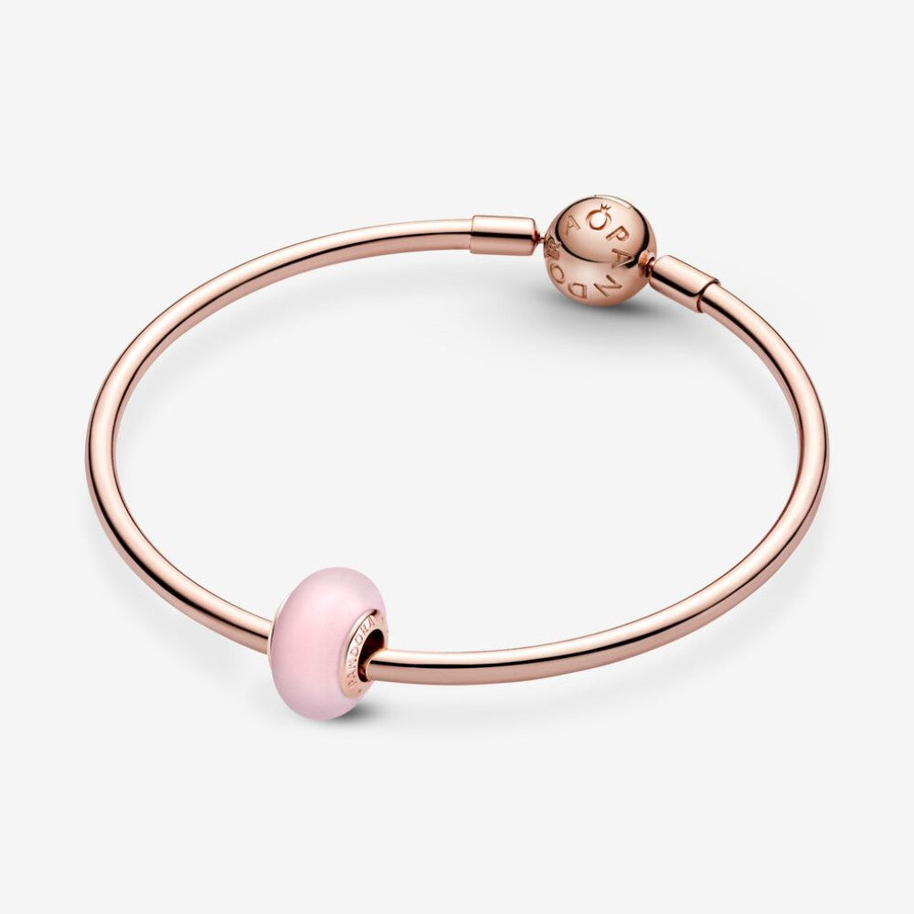 Charm Pandora in Vetro di Murano Rosa Opaco 789421C00