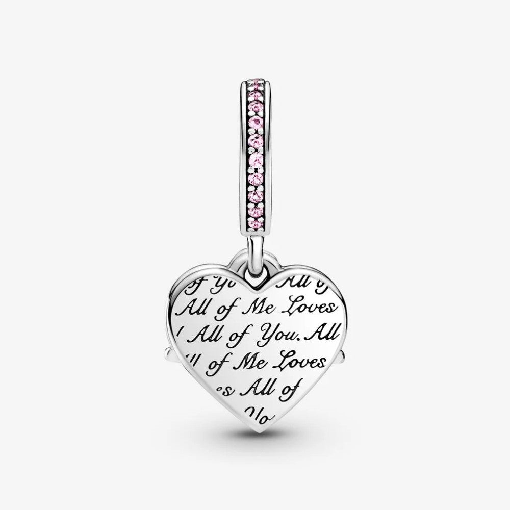 Pandora Heart and Mom Pendant Charm 799402C01