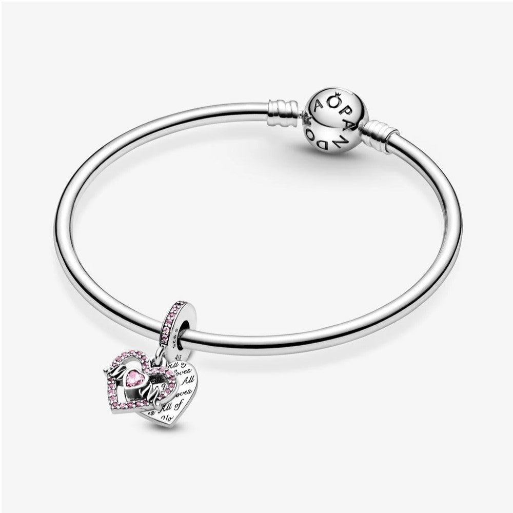 Pandora Heart and Mom Pendant Charm 799402C01