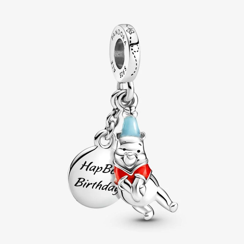 Pandora Disney Winnie the Pooh Birthday Pendant Charm 799385C01