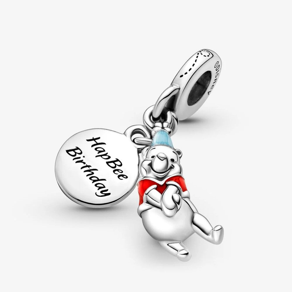 Pandora Disney Winnie the Pooh Birthday Pendant Charm 799385C01