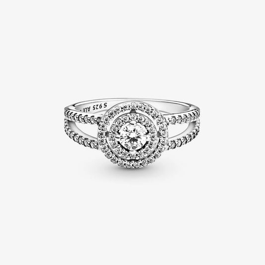 Anello Pandora Doppio Punto Luce Scintillante 199408C01