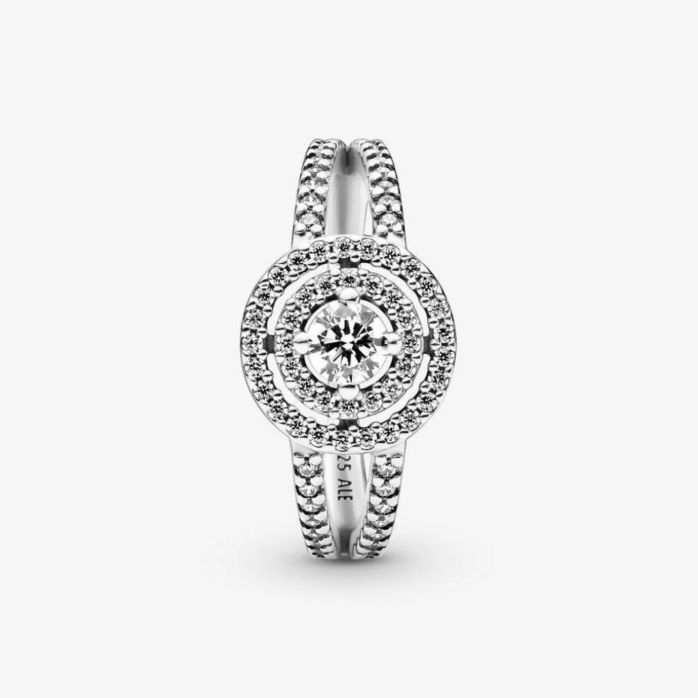 Pandora Double Sparkling Light Point Ring 199408C01