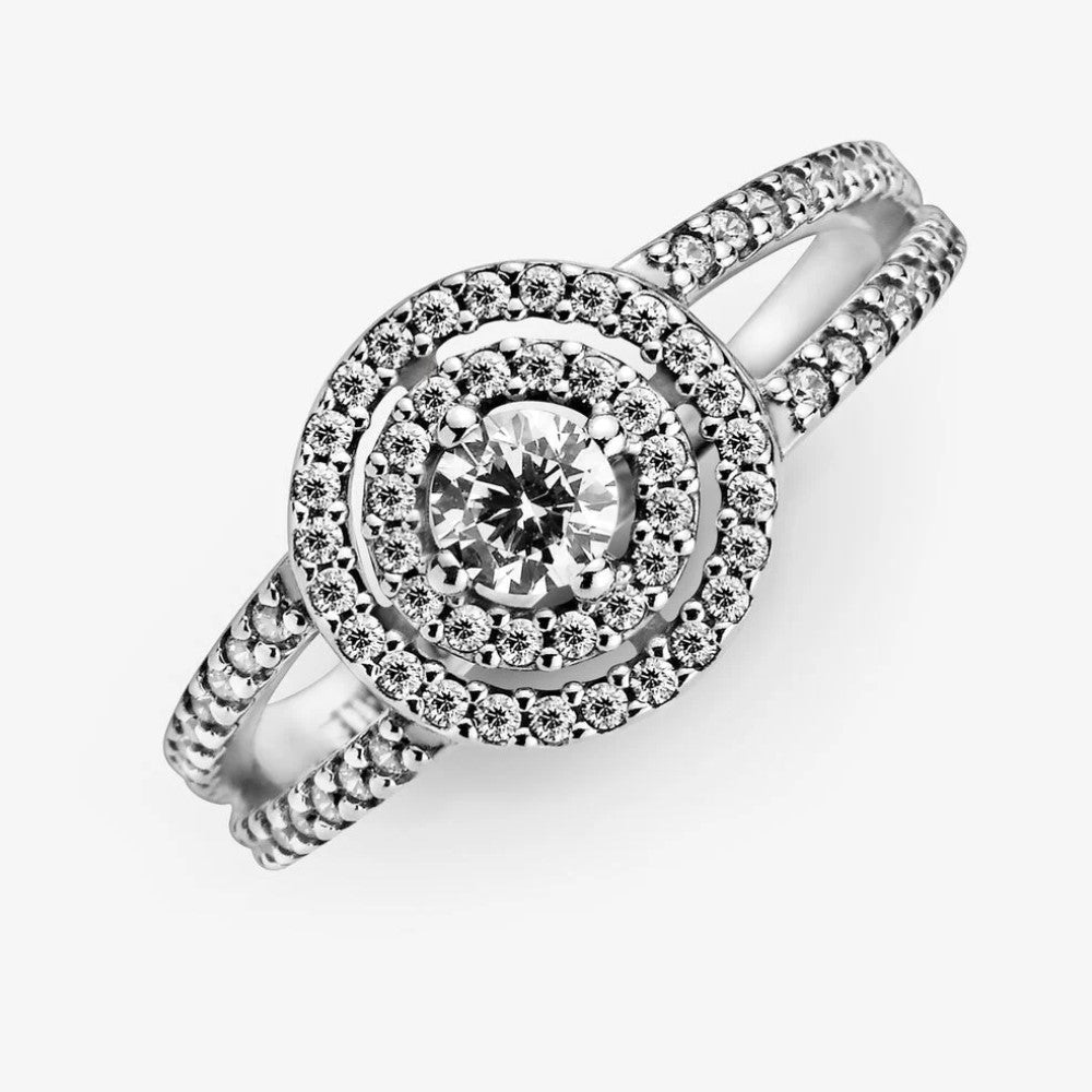 Pandora Double Sparkling Light Point Ring 199408C01