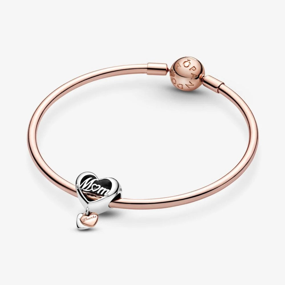 Charm Pandora a Cuore Thank You Mum 789372C00