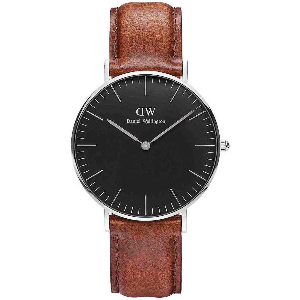 Kalinga Ashok Daniel Wellington Cinturino Nero Pelle Wellington