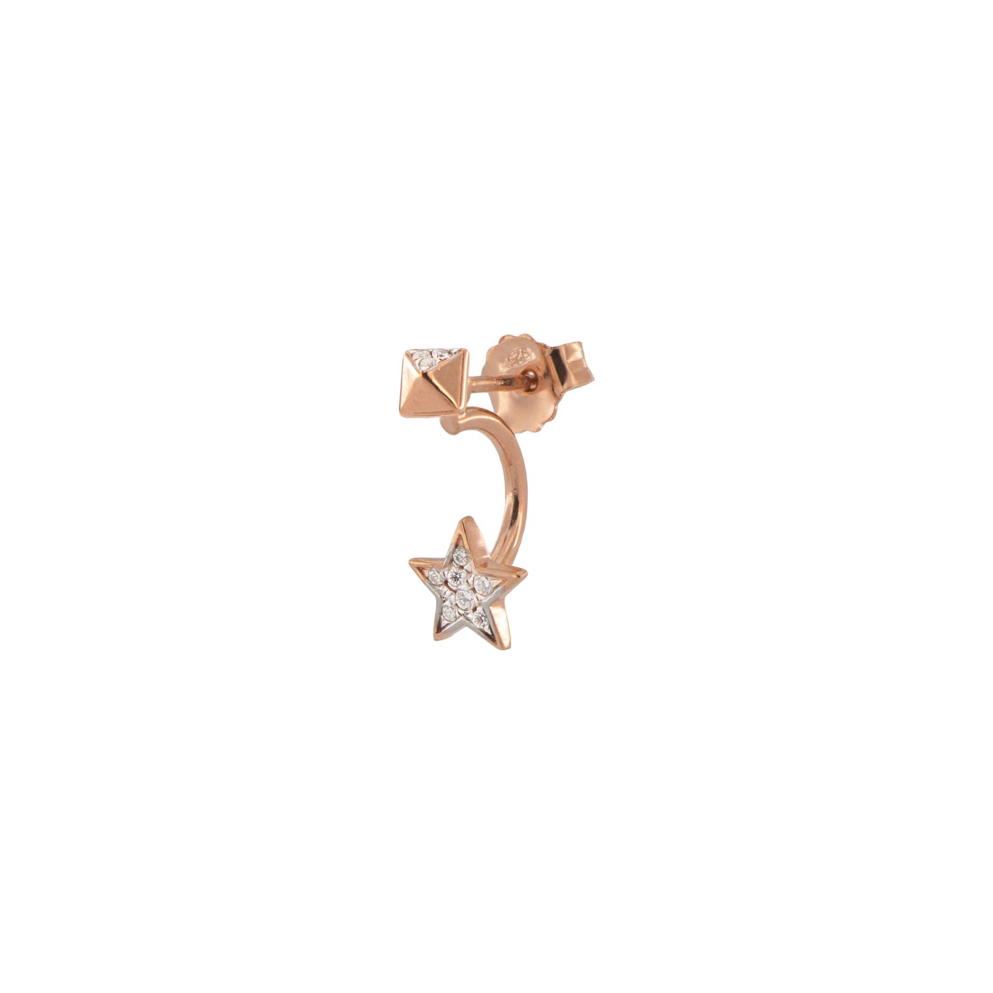 Rue Des Mille Single Arch Star and Stud Earrings ORZ-ARC STEBO