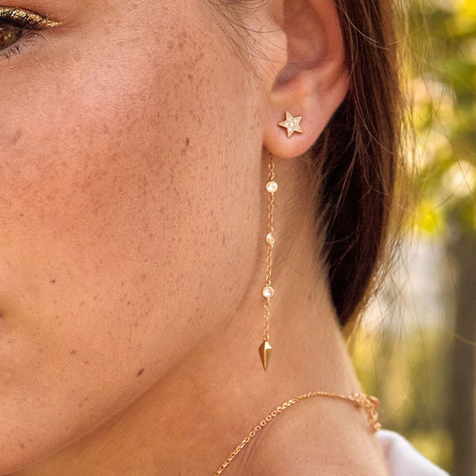 Orecchini Mono Rue Des Mille Stella e Lancia ORZ-CAT-LAN