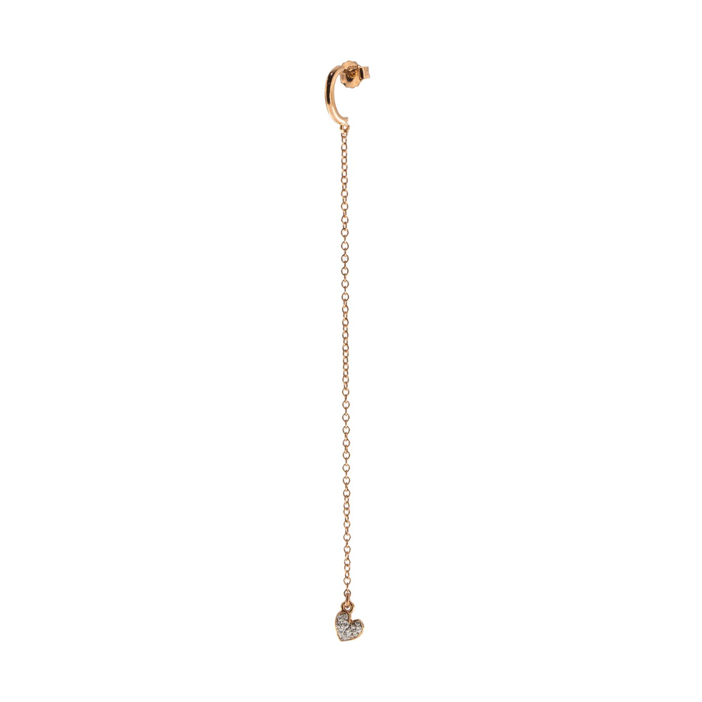 Orecchini Mono Rue Des Mille Cuore 10 cm ORZ-FA CAT CUO
