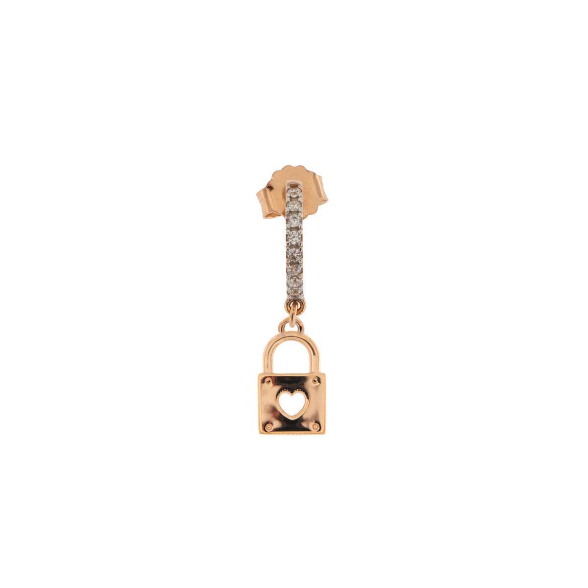 Rue des Mille Mono Earrings with ORZ-FA_STE Subject