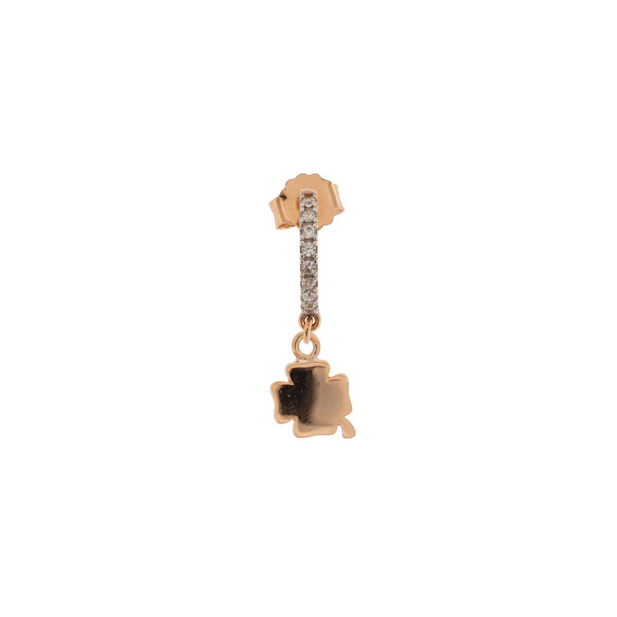 Rue des Mille Mono Earrings with ORZ-FA_STE Subject