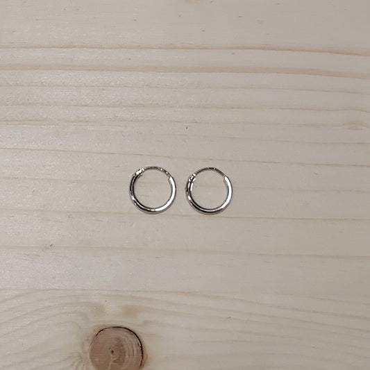 Orecchini Casadei Cerchietti Argento Diam 1,20