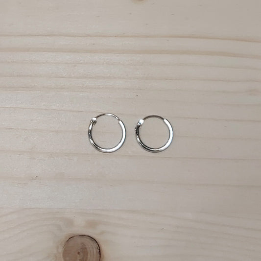 Orecchini Casadei Cerchietti Argento Diam 1,30