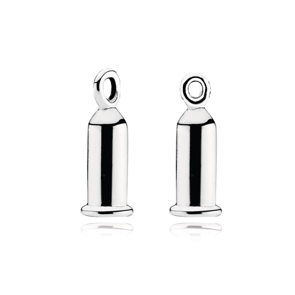Pandora Silver Cylinders for Earrings 291002