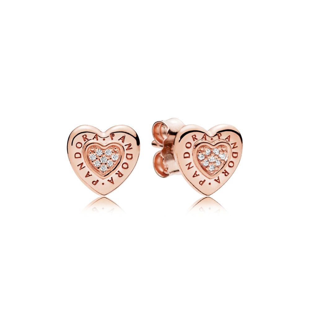 Pandora Forever Heart Earrings 287382cz