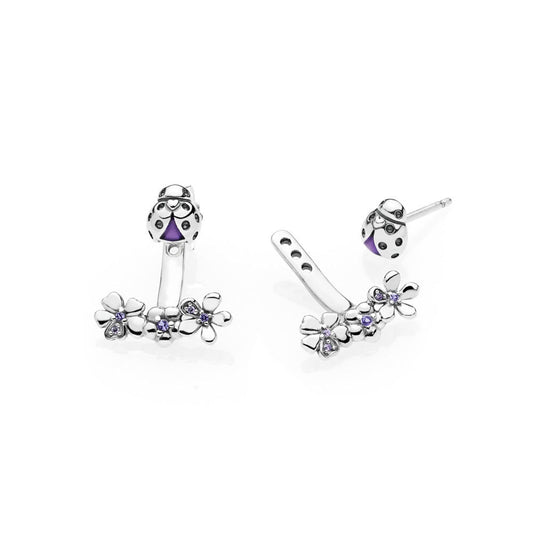 Pandora Ladybug Meadow Earrings 297123NLC