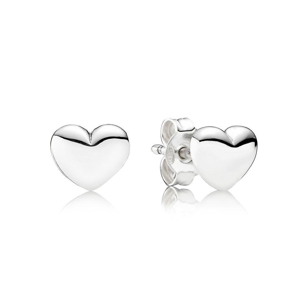 Pandora Heart-Shaped Stud Earrings 290550