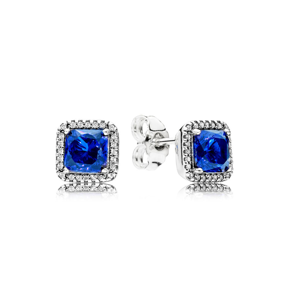 Orecchini Pandora Eleganza Eterna Blu 290591NBT
