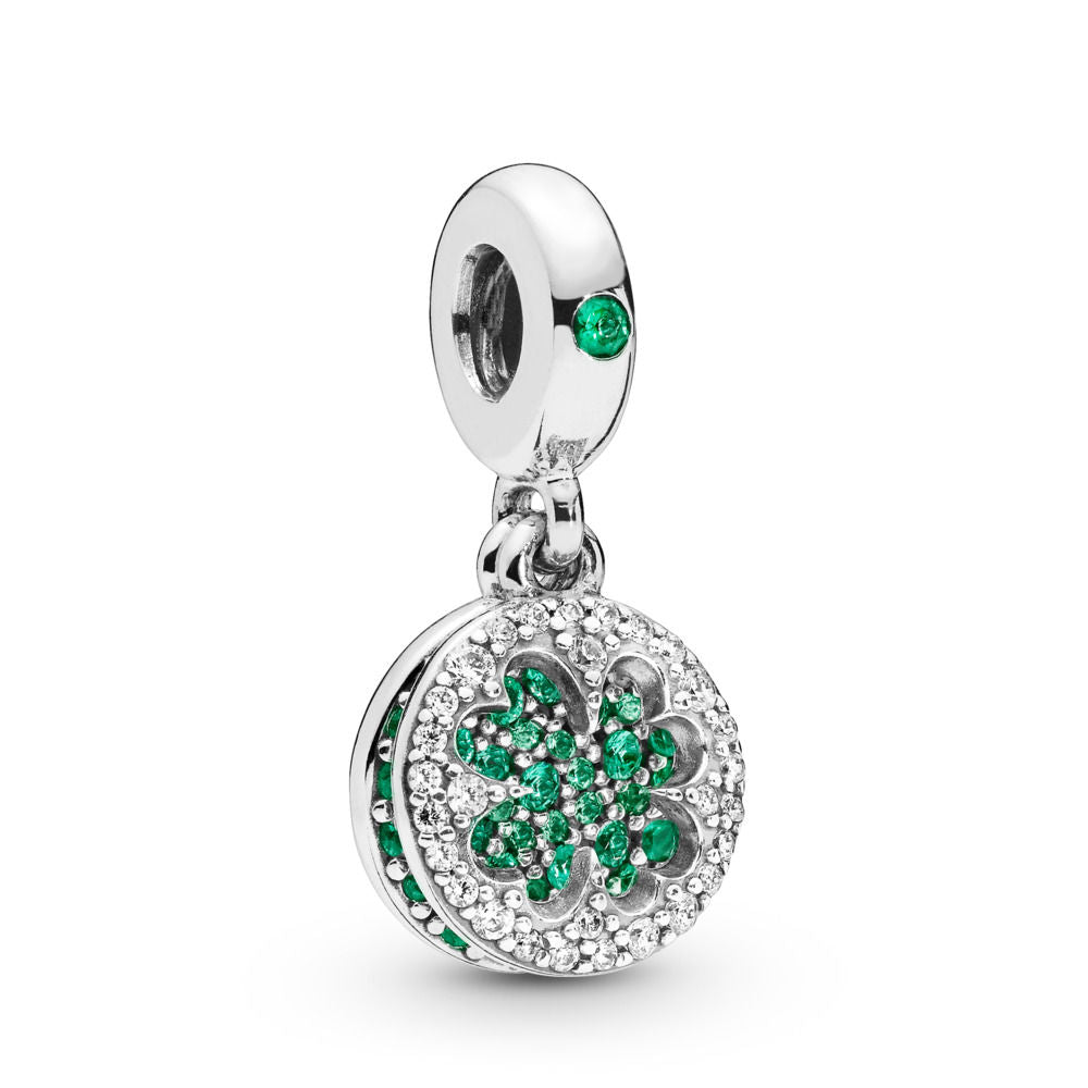 Charm Pendente Pandora Quadrifoglio Scintillante 797906NRGMX