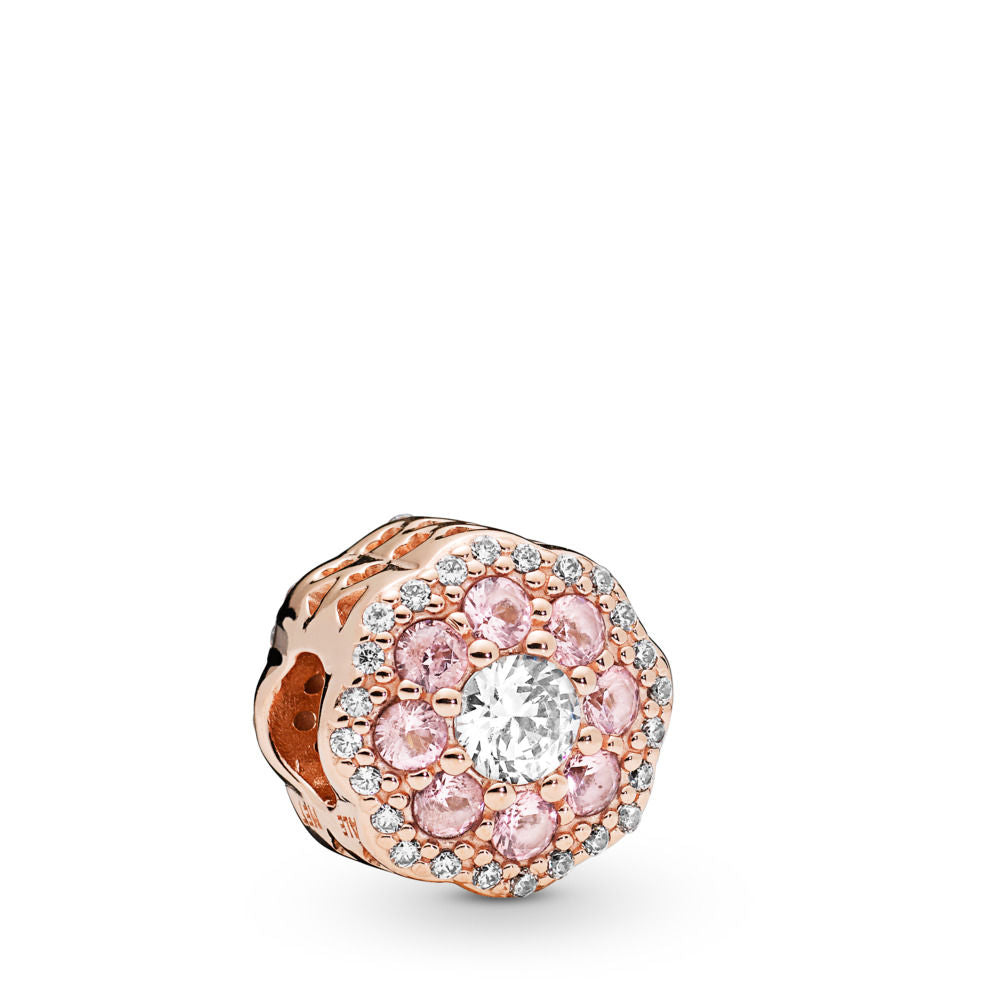 Pandora Sparkling Pink Flower Charm 787851NPM