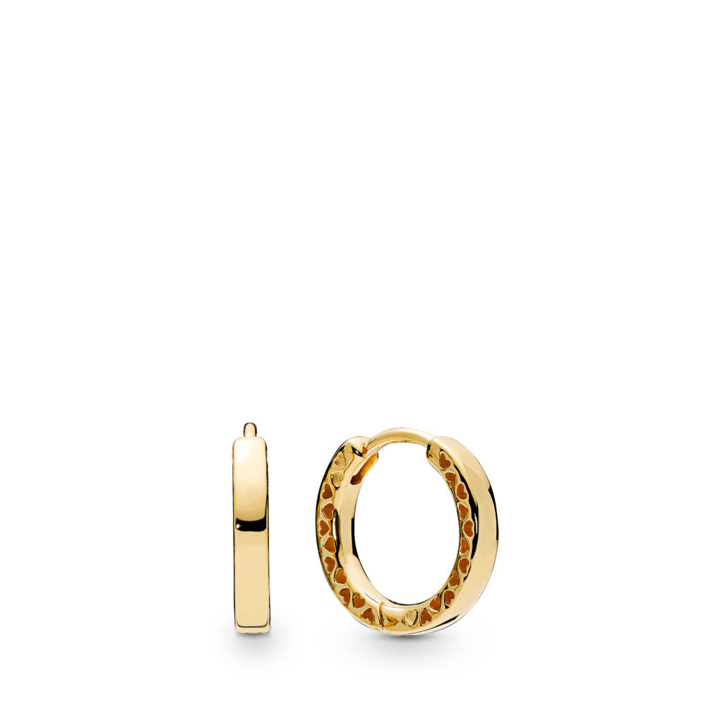 Pandora Heart Hoop Earrings 267939