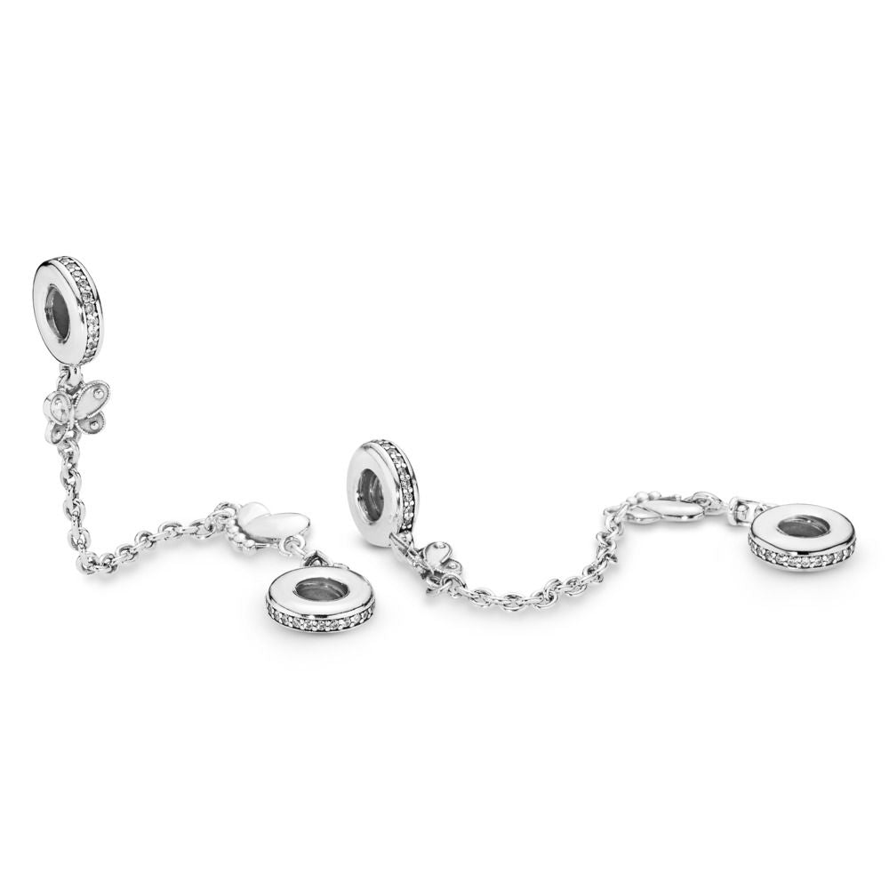 Catenina di sicurezza Pandora Farfalle Luminose 797865CZ