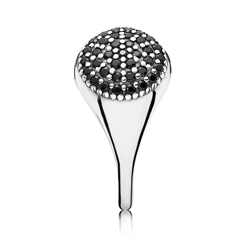 Pandora Cocktail Pavé Black Ring 190888NCK