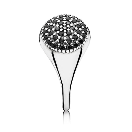 Anello Pandora Cocktail Pavé Nero 190888NCK