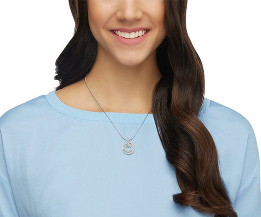 Swarovski Circle Pendant