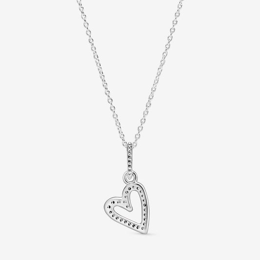 Collana Pandora Con Pendente A Cuore Scintillante 398688C01-50